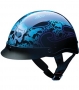 Half Helmet HCI 100-133 BLUE TRIBAL SKULL
